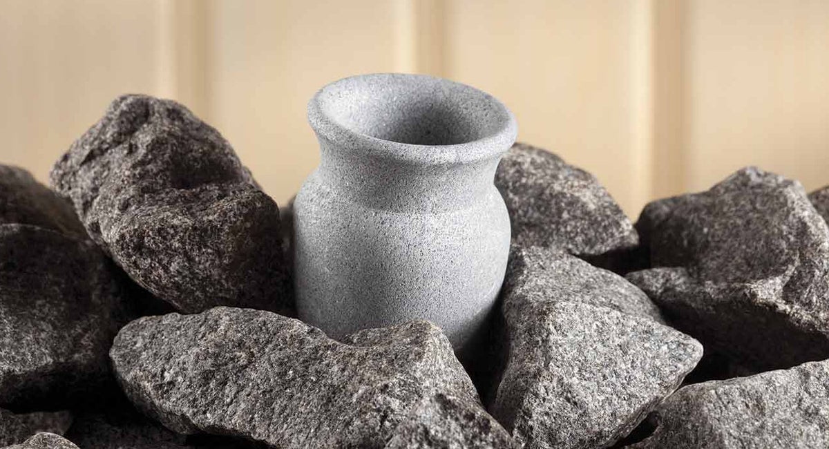 Speckstein Schalen f&uuml;r Sauna-Duft & Aufguss