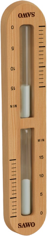 SAWO Kanto Sanduhr aus Zedernholz, Zeitintervall 0&ndash;15 Min..