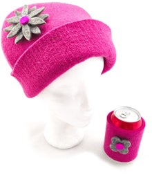 Mit Blumendekoration