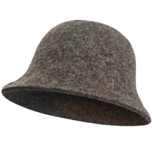 Traditionelle Saunam&uuml;tze &ndash; Huopatehdas J.Alho &ndash; Naturwollfilz, graphitgrau