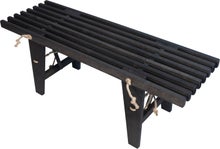 Schwarz ge&ouml;lte 120 cm EcoFurn EcoBank.