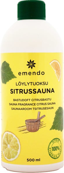 Emendo Zitrussauna-Saunaduft in einer 500-ml-Flasche