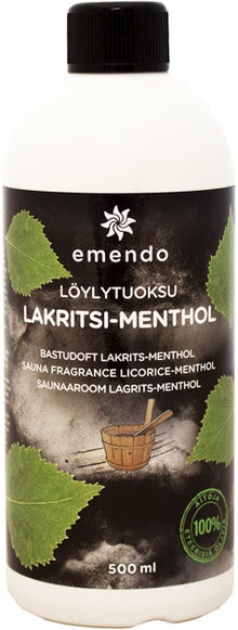 Lakritz - Menthol Saunaduft 500 ml Emendo