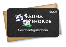 Finnsaunashop.de Geschenkgutschein 500&euro;