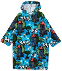 Kinderbademantel Mumin Hausgarten, blau