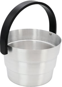 Saunia Wirbel Saunaeimer aus Aluminium, 6 Liter.